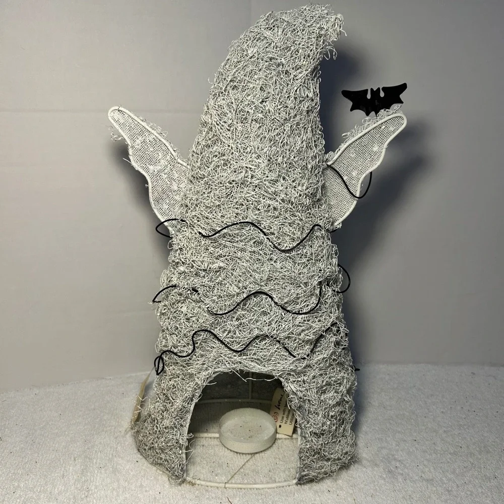 Home Interiors Halloween Ghost Tealight Candle Holder Pumpkins Spun Wire 14